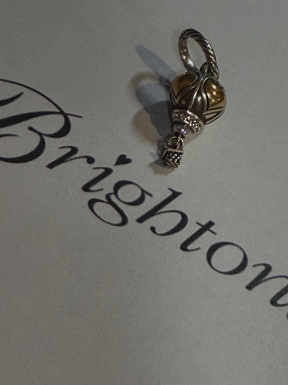 Brighton Love Flight Two-Tone Heart Hot Air Balloon Charm - Picture 5 of 9